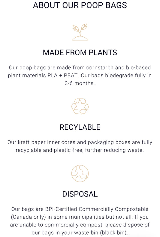 Monty’ Bags-Cornstarch Dog Poop Bags