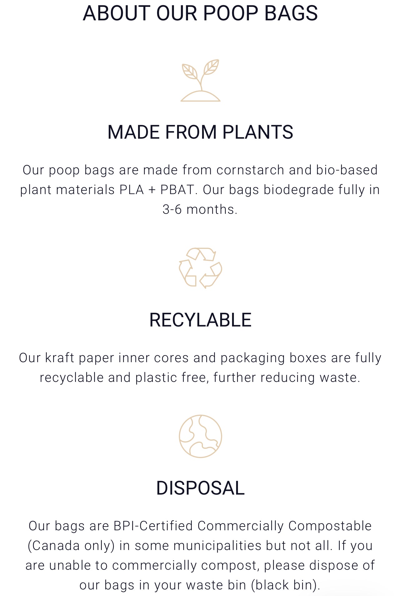 Monty’ Bags-Cornstarch Dog Poop Bags